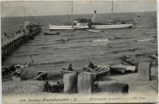 Ostseebad Brunshaupten - Ankommender Dampfer