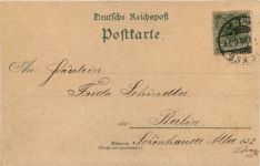 Nauen - Gruss vom Hamburger Hof - Litho