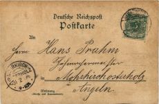 Gruss aus Neumünster - Litho 1896