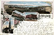 Gruss aus Schleswig - Litho 1896