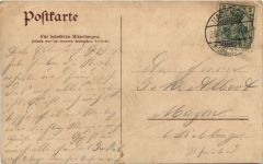 Gruss vom Hagenauer Sand - Litho
