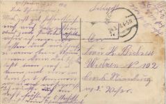 Ligny Schloss - Feldpost Fuss Artillerie