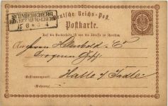 Schmiedeberg MErseburg - Ganzsache