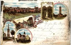 Gruss aus Eisfeld - Litho