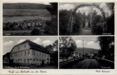 Gruss aus Belrieth an der Werra - Gasthaus Zum Rennsteig