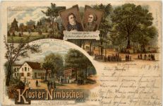 Kloster Nimbschen bei Grimma - Litho