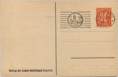 Privatganzsache Wittenberg Martin Luther