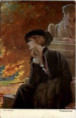 Künstler AK - Hans Volkmer - Traumverloren