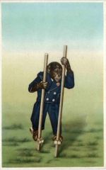 Affe auf Stelzen - Japan