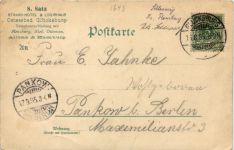 Gruss aus Ostseebad Glücksburg - Litho 1895