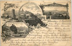 Gruss aus Volmarstein a. Ruhr - Litho 1893 - Vorläufer