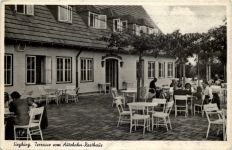 Siegburg - Terasse von Autobahn Rasthaus
