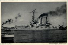 Stettin - Flottenschau - Linienschiff Schlesien