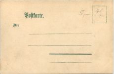 Gruss aus Ratingen - Litho - Muschel