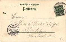 Gruss aus Düsseldorf - Waarenhaus Gebr . Hartoch - Litho