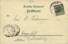 Düsseldorf - Gruss aus dem Zoologischen Garten - Litho