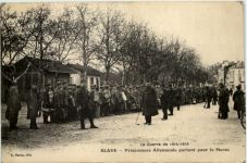 Blaye - Prisonniers Allemands partant pur le Maroc