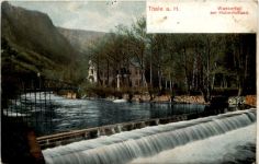 Thale - Wasserfall am Hubertusbad