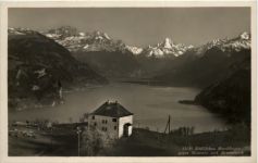 Schlösschen Beroldingen gegen Urnersee - Seelisberg