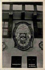 Stolberg Harz - Sonnenuhr am Rathaus