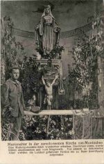 Marienaltar in der zerschossenen Kirche von Montauban