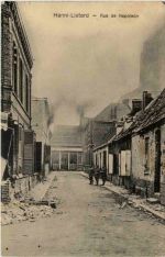 Henni-Lietard - Rue de Napoleon - Feldpost Bayr. Eisenbahnbau