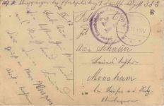 Henni-Lietard - Rue de Napoleon - Feldpost Bayr. Eisenbahnbau