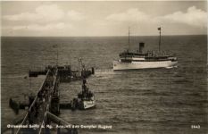 Ostseebad Sellin auf Rügen - Ankunft des Dampfer Rugard