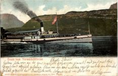Gruss vom Vierwaldstättersee - Dampfer Victoria