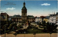 Mannheim, Paradeplatz und Kaufhaus