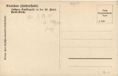 Eisleben, Luthers Taufkapelle