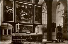 Wittenberg, Altar und Taufbecken der neuen Stadtkirche