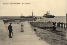 Seebad Warnemünde, Auf der Mole