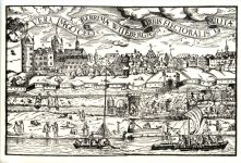 Wittenberg, Holzschnitt aus 1611