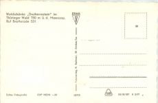 Brotterode, Waldschänke Dreiherrnstein im Thür. Wald