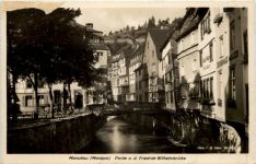 Monschau-Montjoie, partie a.d. Friedrich-Wilhelm-Brücke
