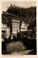 Monschau-Montjoie, mit Ruine Haller