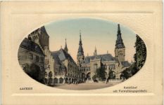 Aachen, Katschhof mit Verwaltungsgebäude