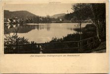 Georgenthal in Thüringen, Frühlingsmorgen am Hammerteich