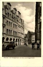 Münster i. W., Prinzipalmarkt mit Blick zum Roggenmarkt