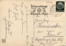 Münster i. W., Blick durch den Rathausbogen auf die Lamberti-Kirche