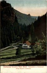 Tambach - Dietharz, Dietharzer Grund, Falkenstein m. Restaurant