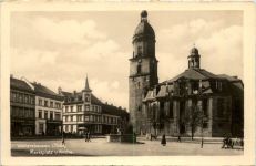 Waltershausen in Thüringen, Marktplatz u. Kirche