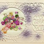 To Greet you- Bestickte Karte