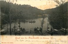 Gruss aus Buschmühle bei Niederau Bez. Dresden
