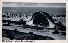 Ostseebad Swinemünde - Konzertpavillon - Feldpost Kriegsmarine