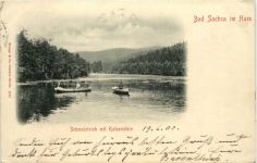 Bad Sachsa - Schmelzteich mit Katzenstein