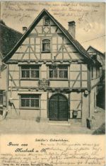 Gruss aus Marbach - Schillers Geburtshaus
