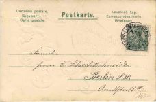 Zwerg - Jahreszahl 1902 - Prägekarte