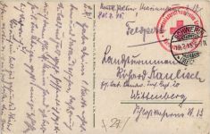 Schwerin - Grossherzogl. Arsenal - Feldpost Vereinslazarett